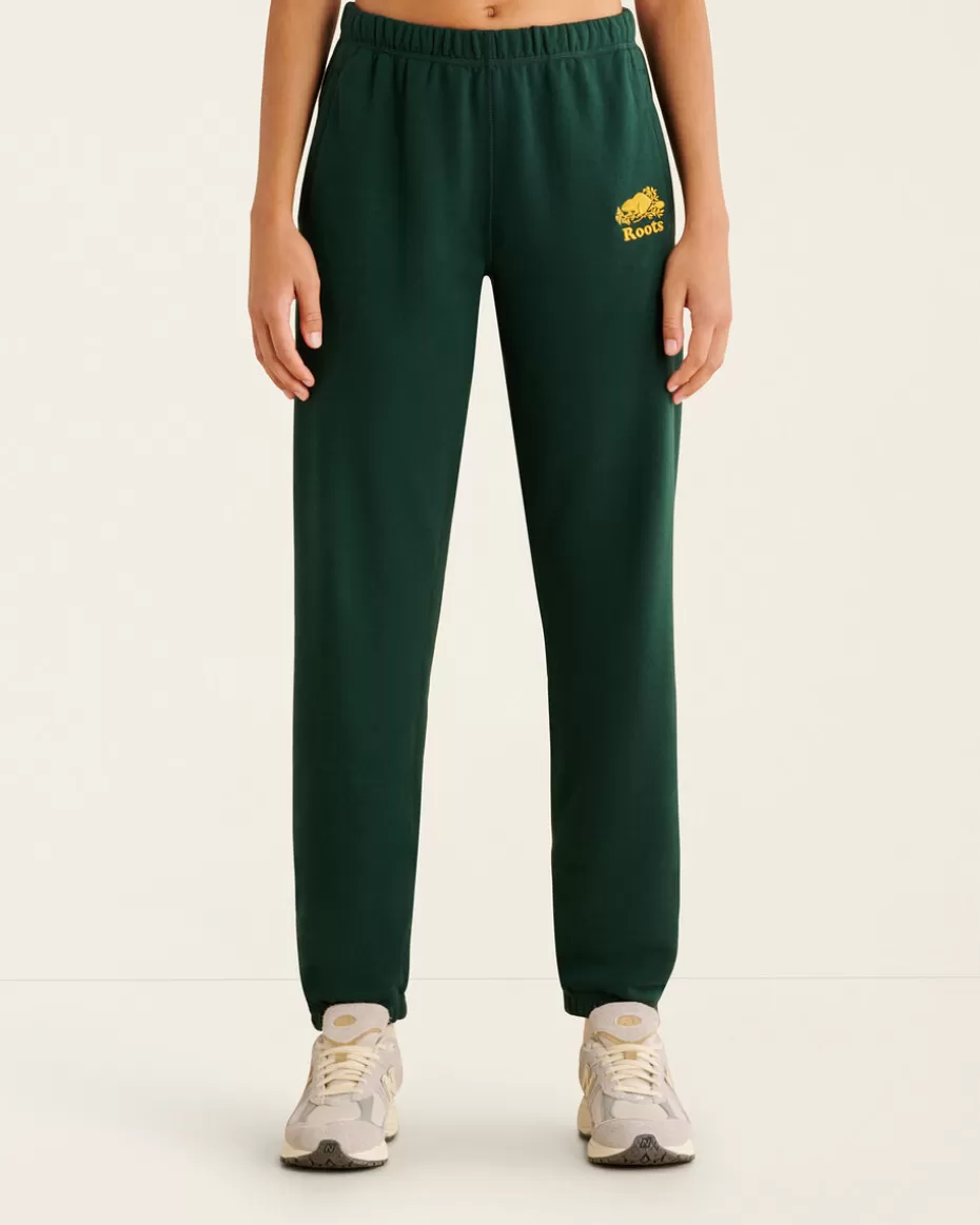 Cheap Roots 50th Cooper Original Sweatpant VARSITY GREEN