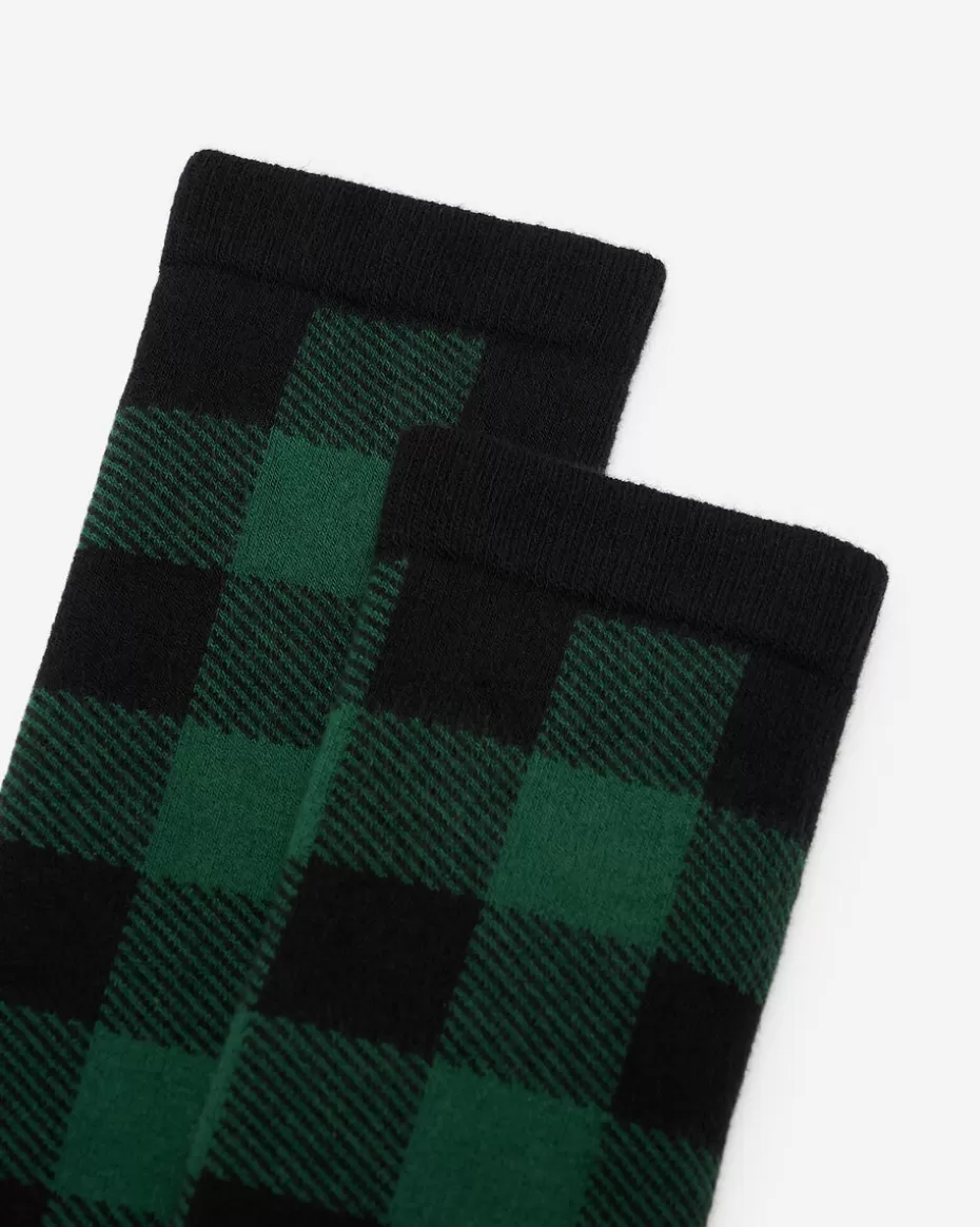 Sale Roots Adult Park Plaid Sock