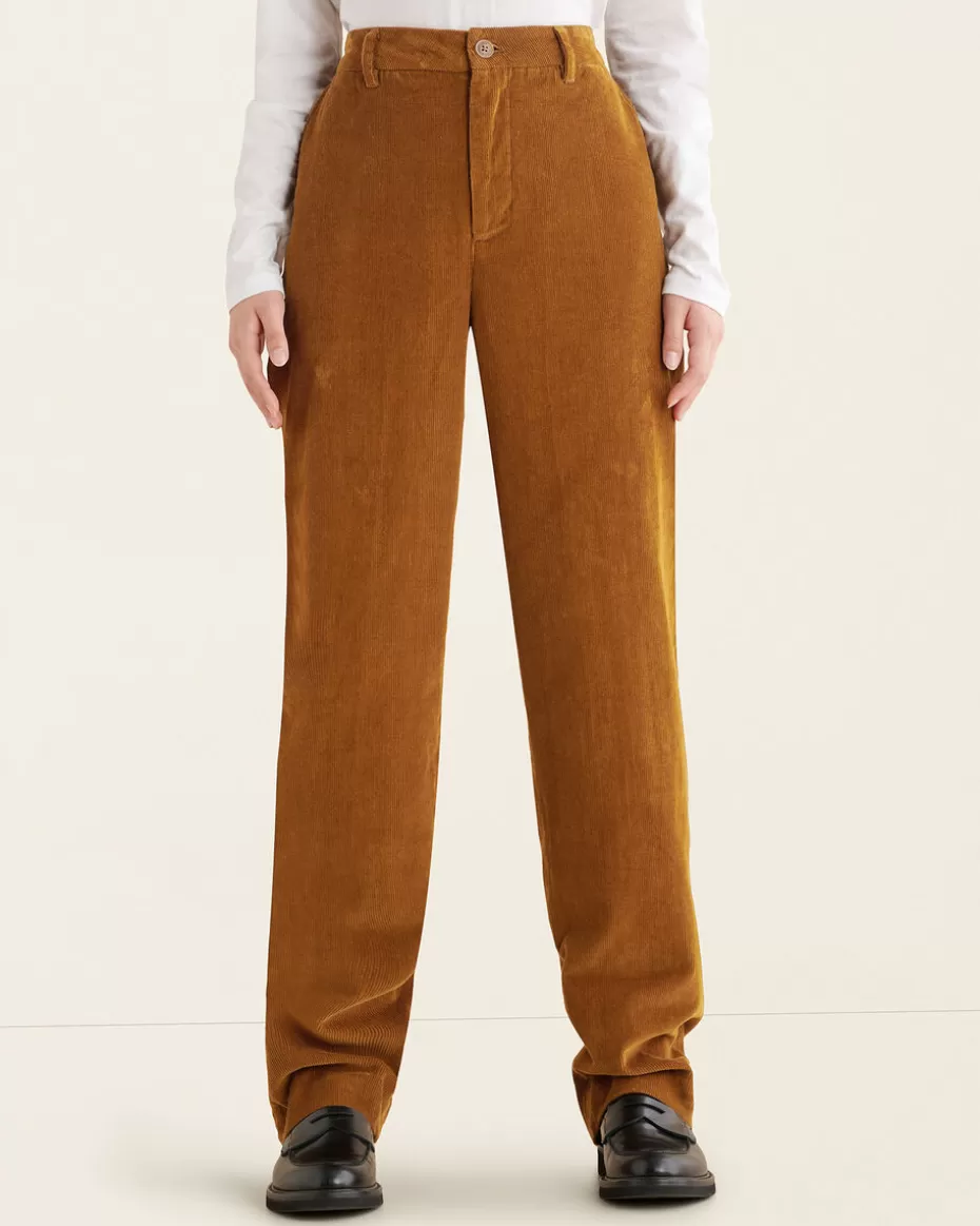 Cheap Roots Alice Cord Trouser TREEHOUSE BROWN