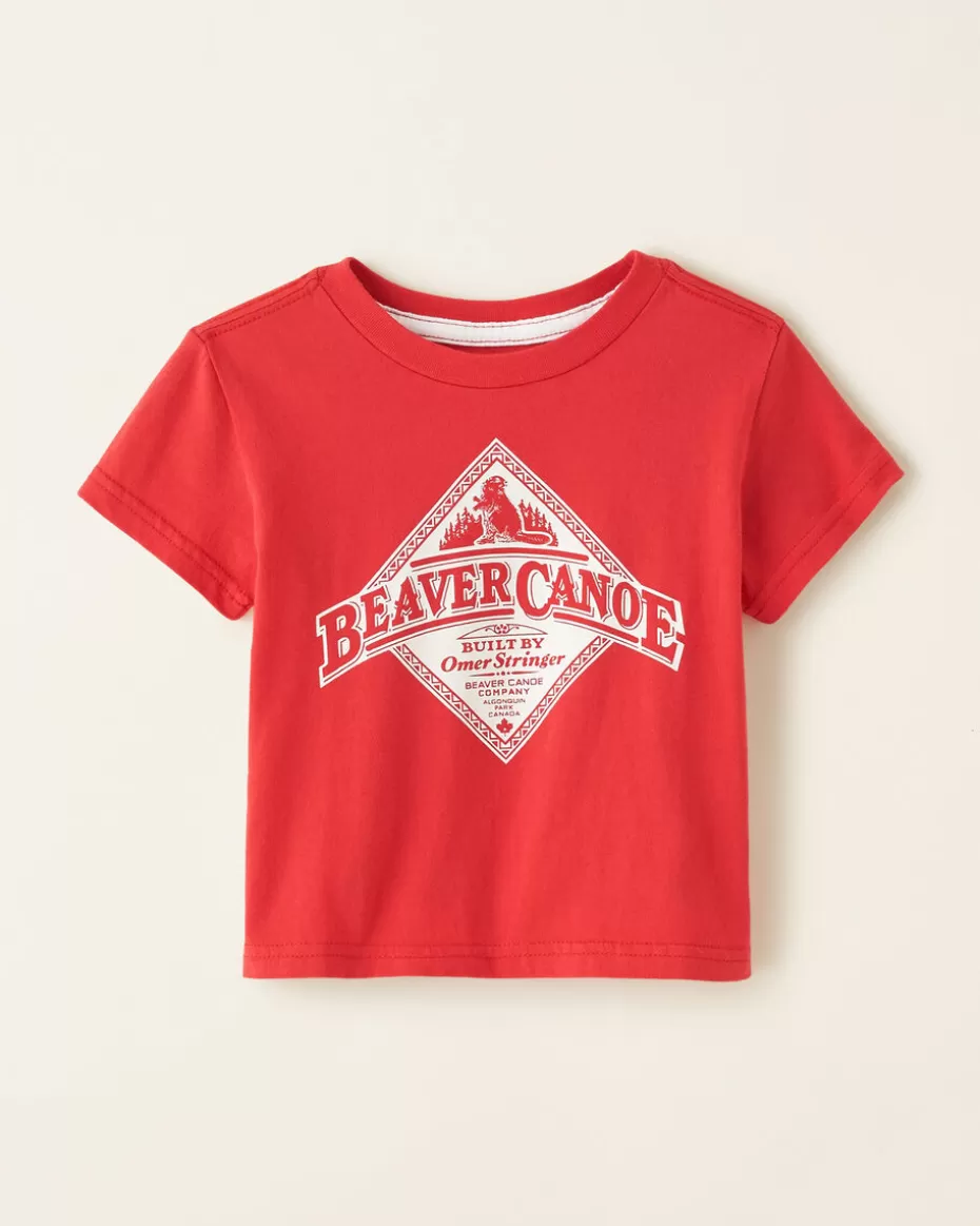 Sale Roots Baby Beaver Canoe Relaxed T-Shirt