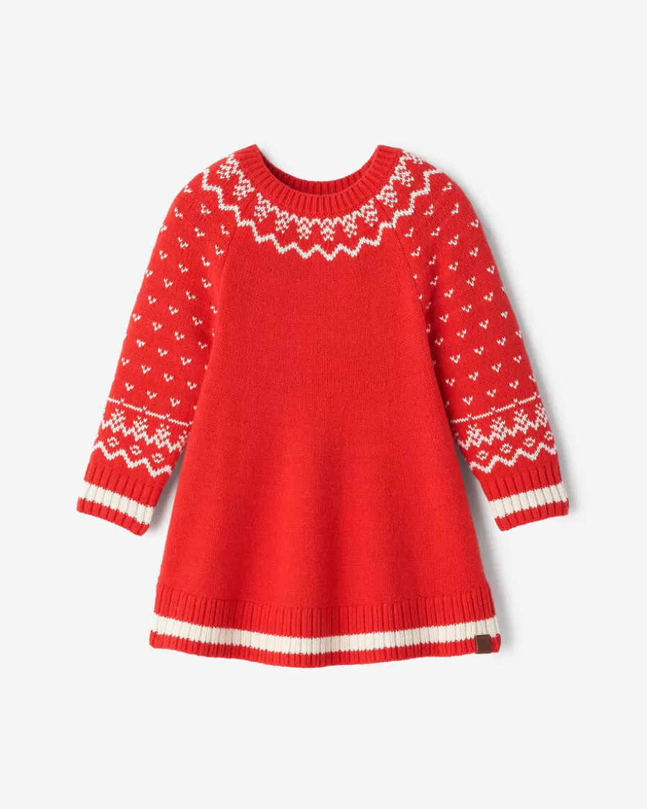 Store Roots Baby Cabin Fair Isle Dress