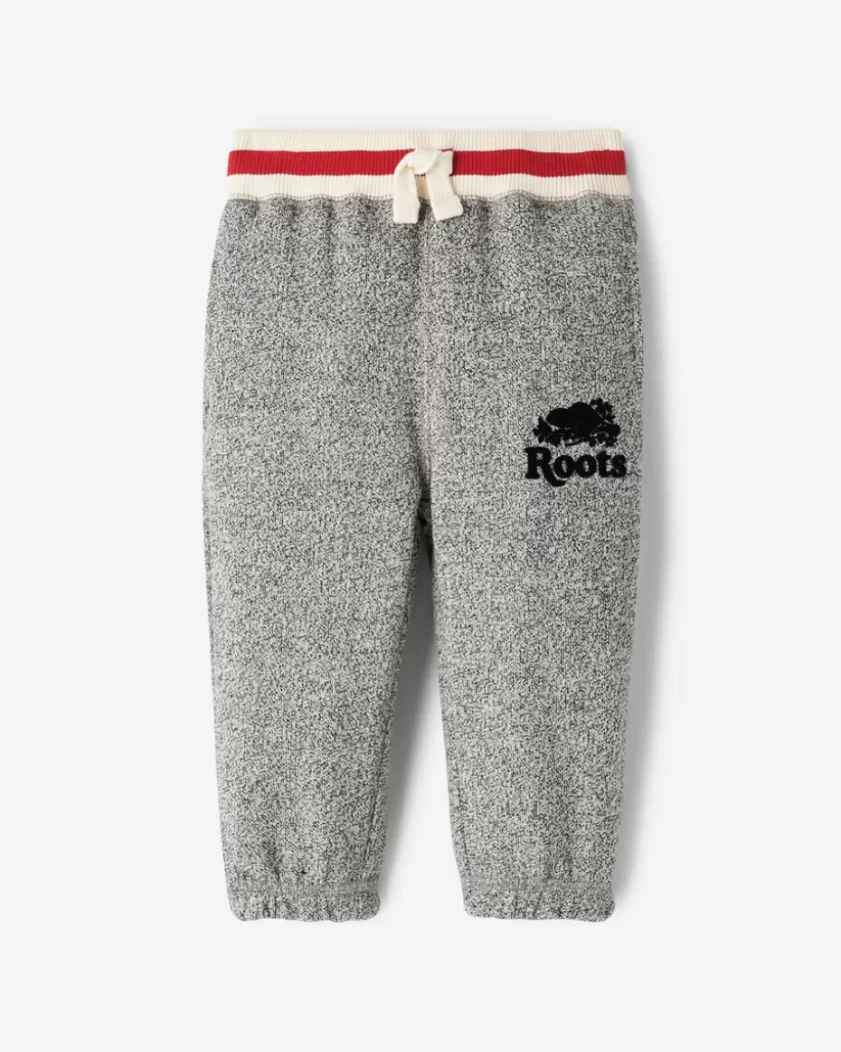 Cheap Roots Baby Cabin Relaxed Sweatpant GREY OAT PEPPER