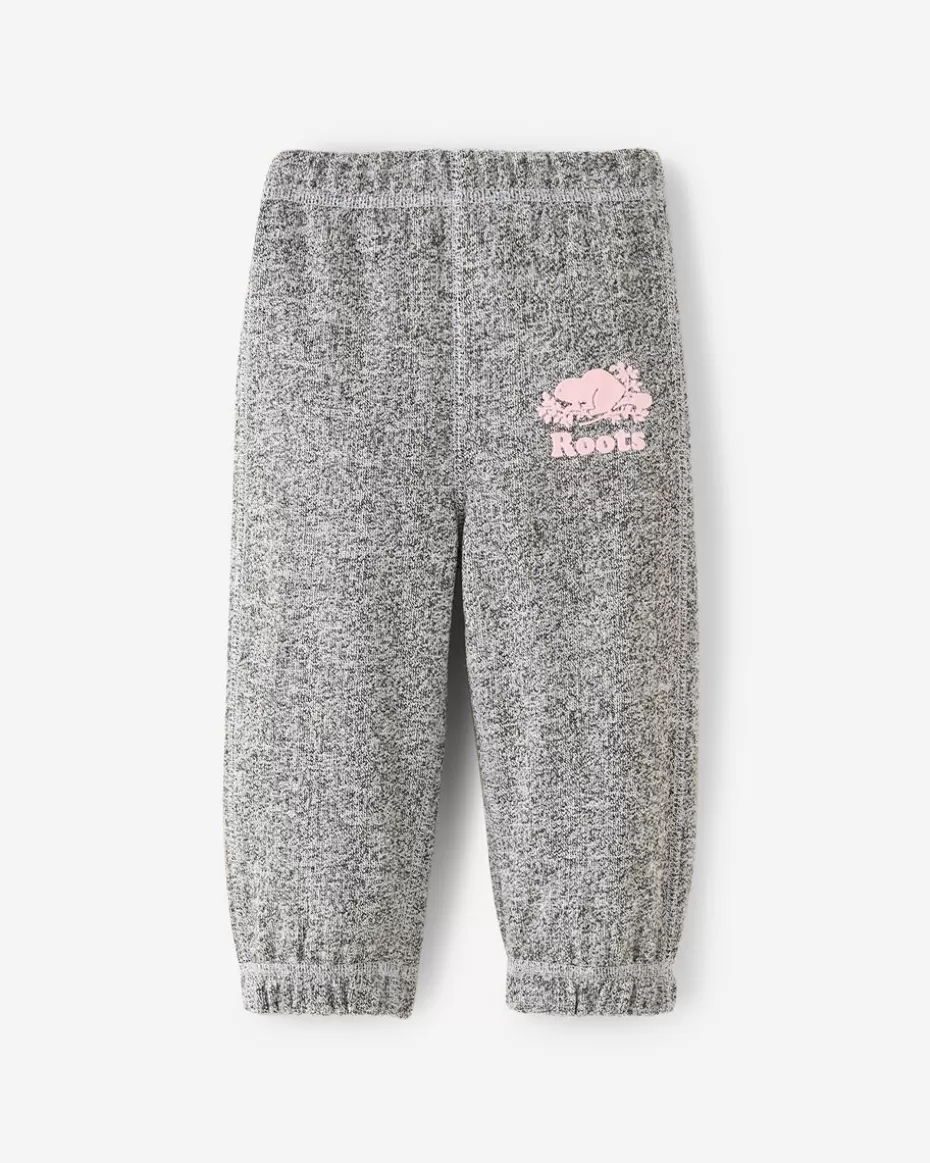 Best Roots Baby Organic Original Sweatpant SALT & PEPPER