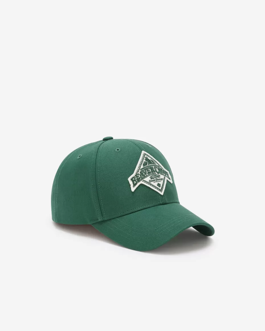 Discount Roots Beaver Canoe Baseball Cap FOREST GREEN