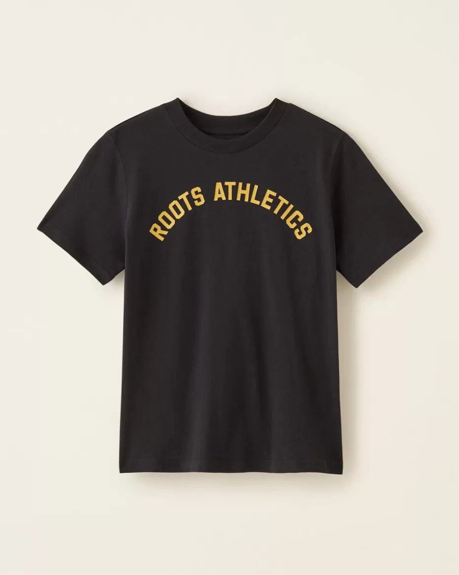 Discount Roots Boys Athletics T-Shirt BLACK