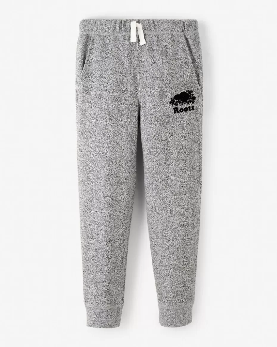 Hot Roots Boys Organic Park Slim Sweatpant SALT & PEPPER