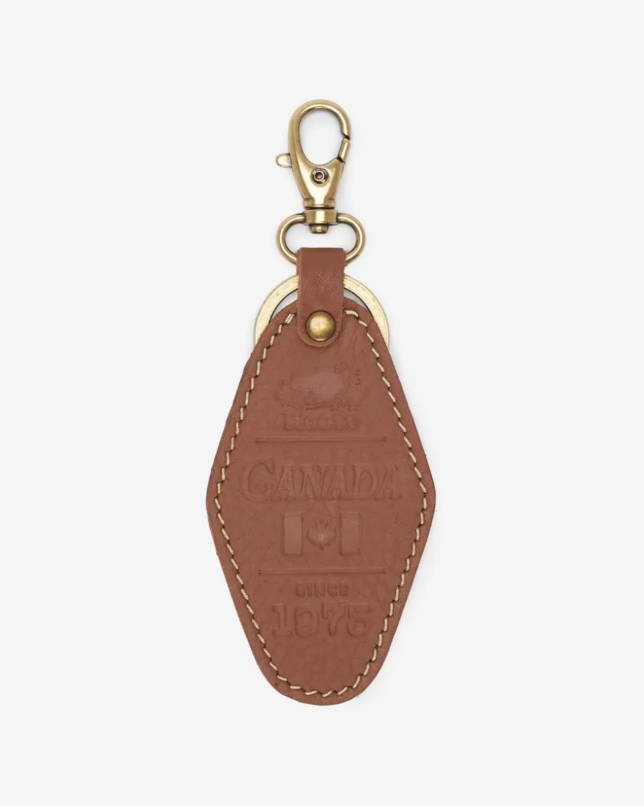 Best Roots Canada Leather Keychain NUTMEG