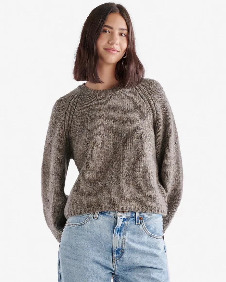 Flash Sale Roots Cormorant Crew Sweater GREY TWEED