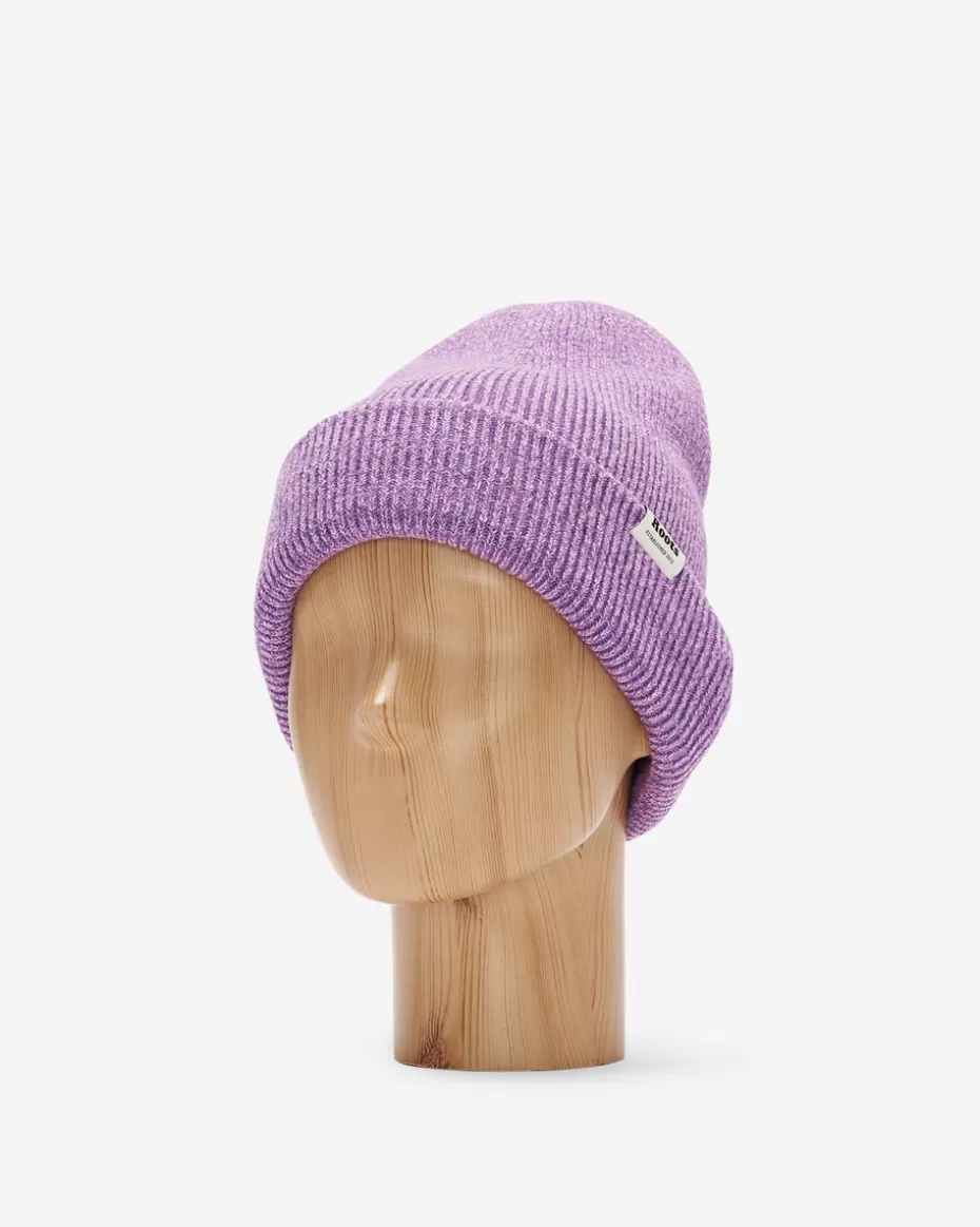 Cheap Roots Cozy Knit Toque PASTEL LILAC MIX