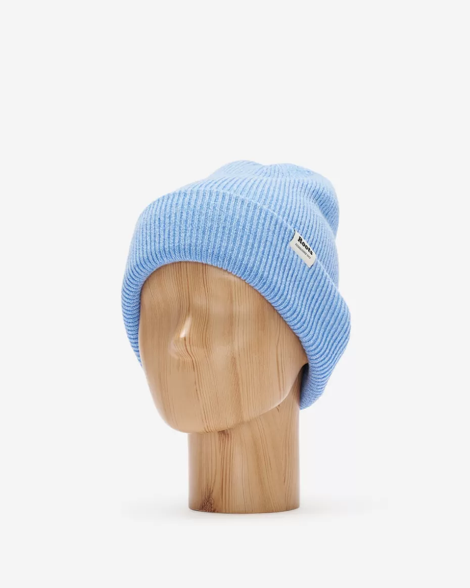 Clearance Roots Cozy Knit Toque BLISSFUL BLUE MIX