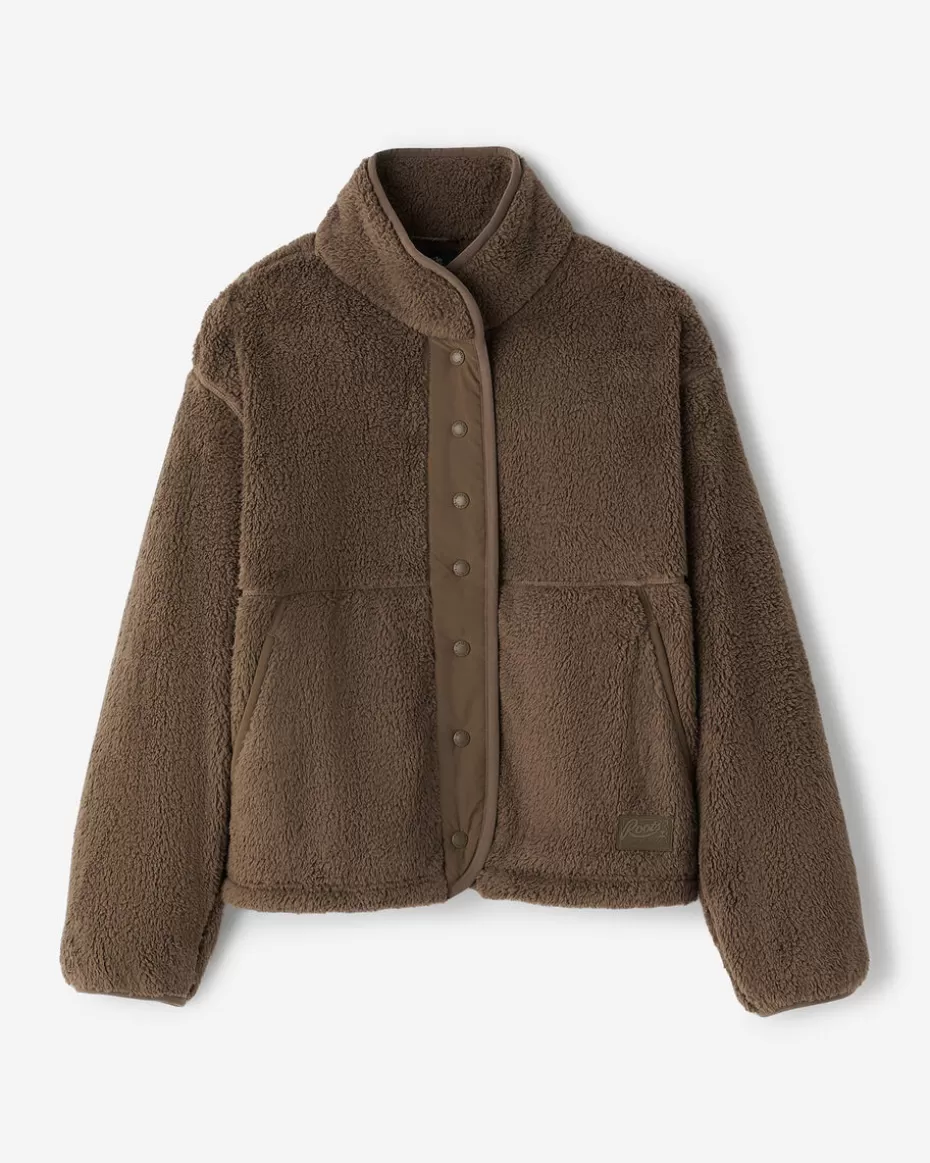 Clearance Roots Creekside Shearling Fleece Jacket