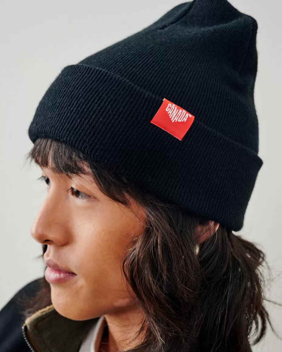 Discount Roots Destination Canada Toque BLACK