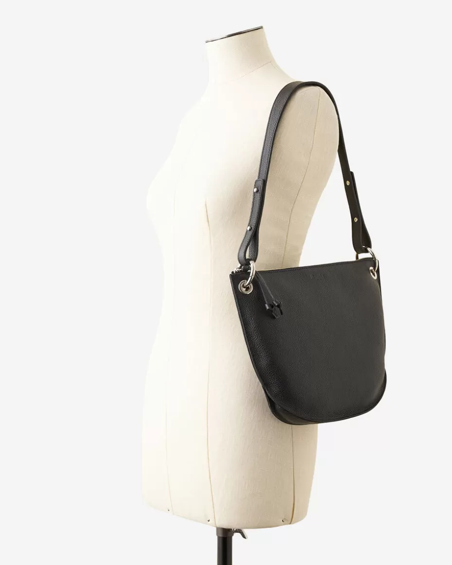 Flash Sale Roots Edie Shoulder Bag Cervino BLACK