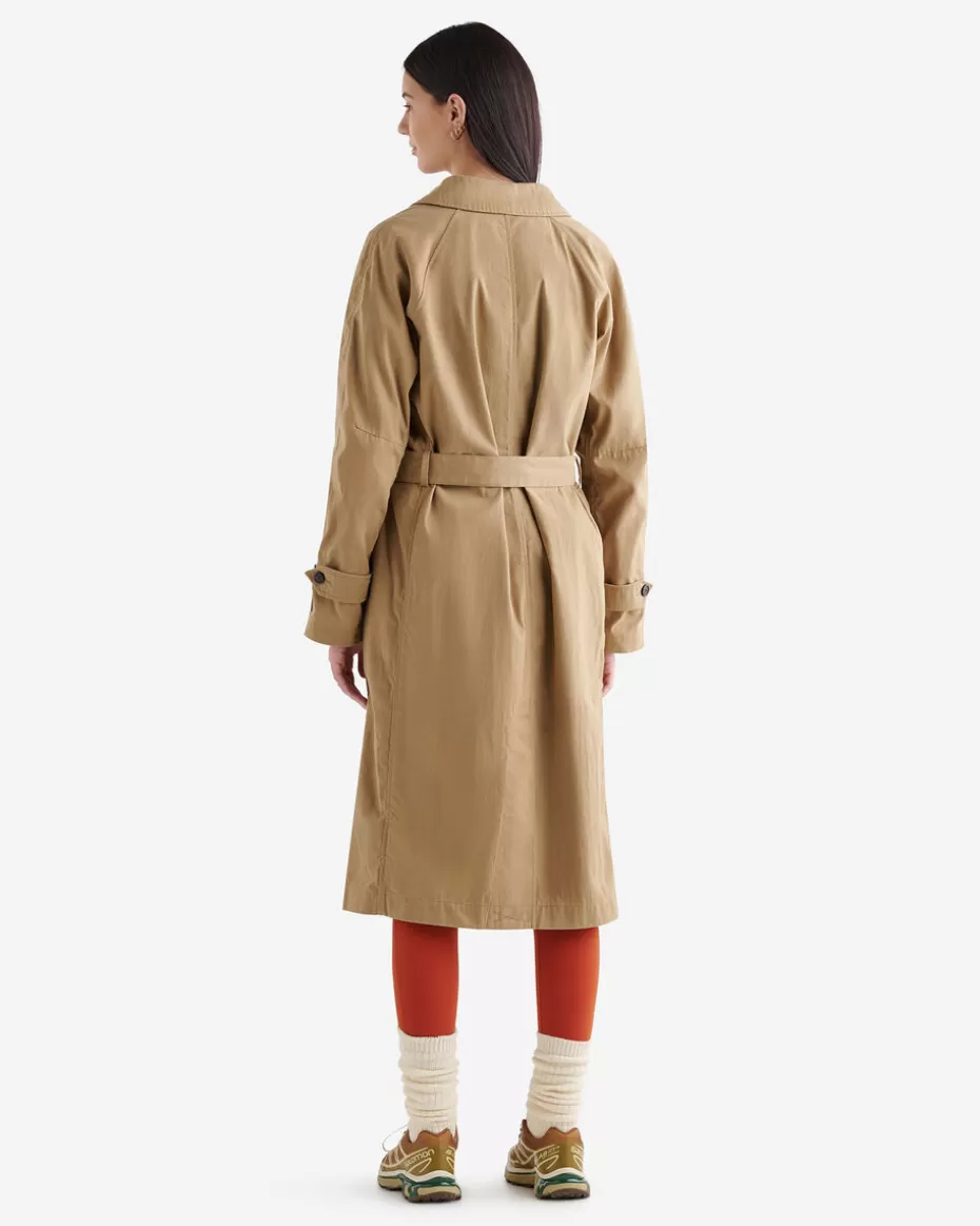 Discount Roots Ellison Waxed Cotton Trench