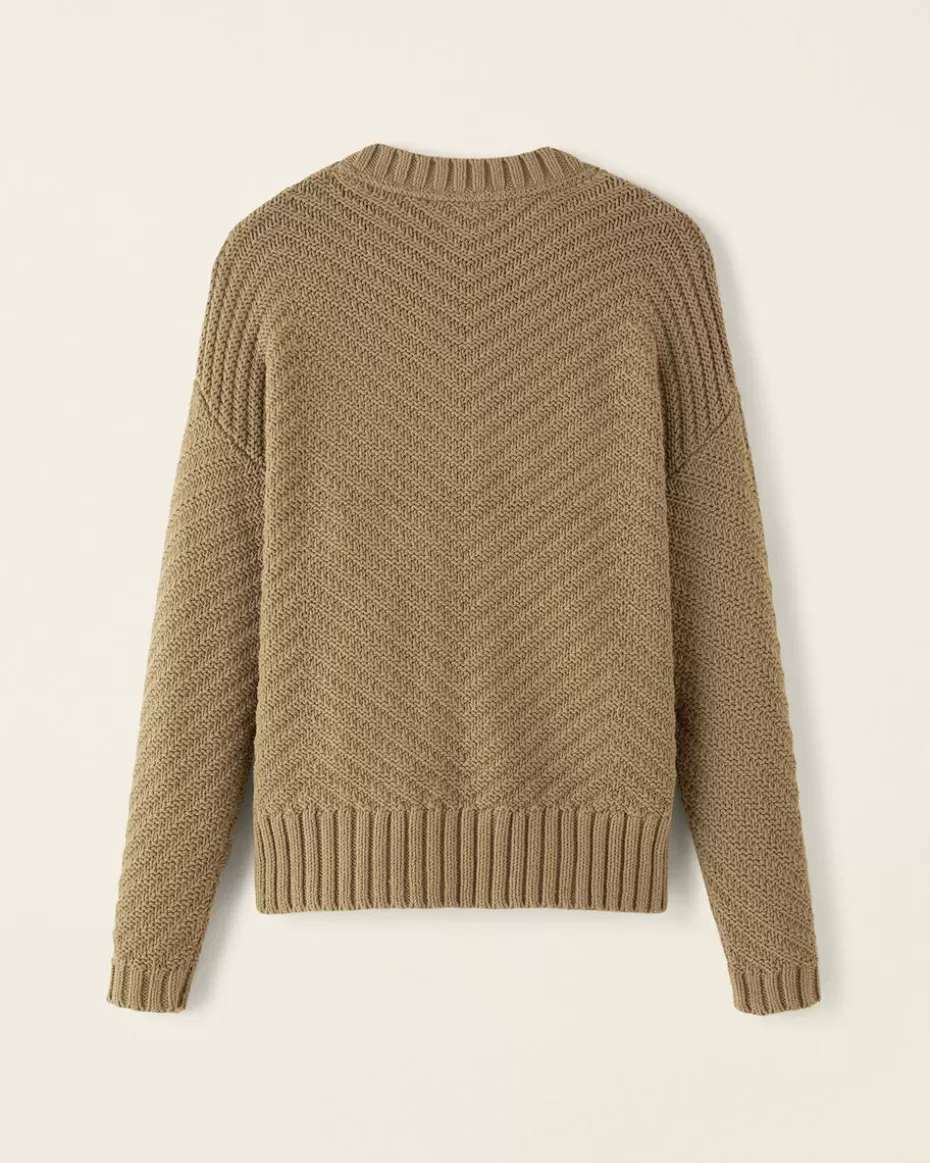 Cheap Roots Elora Sweater DEEP OLIVE