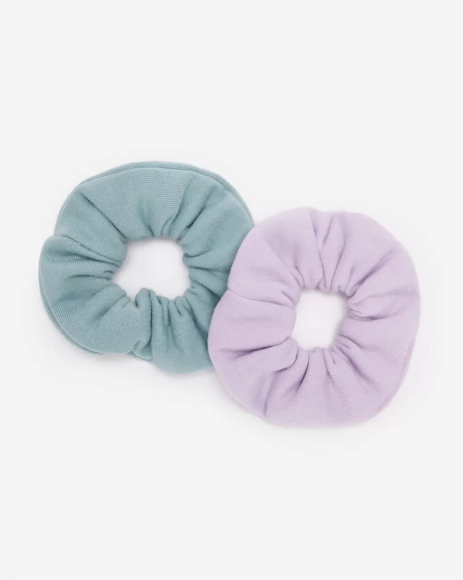 Clearance Roots Everyday Scrunchie 2 Pack ORCHID PETAL MIX