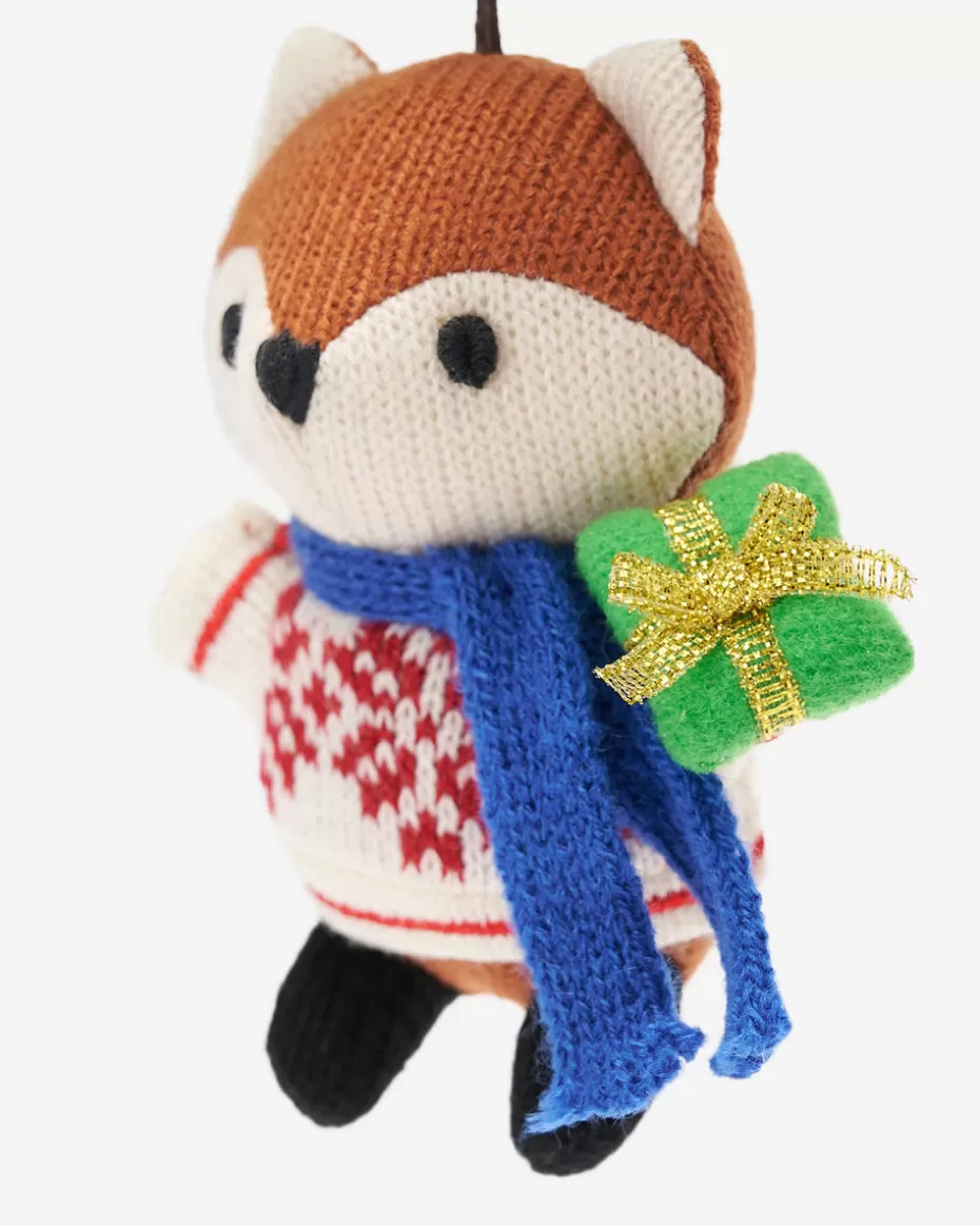 Sale Roots Fair Isle Fox Ornament MULTI