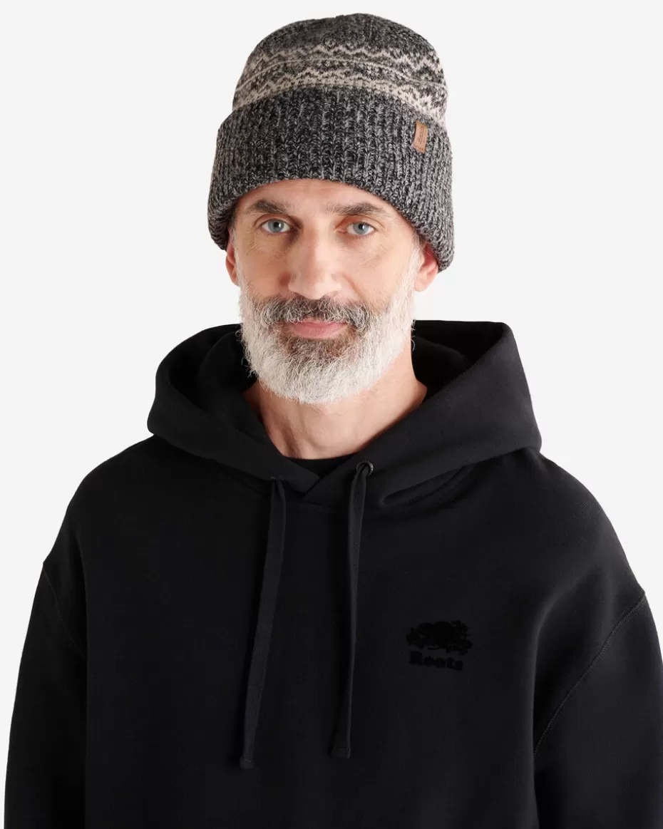 Hot Roots Fair Isle Wool Toque BLACK MIX