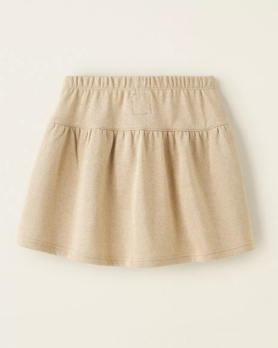 Shop Roots Girls Gold Sparkle Skirt PALE GOLD