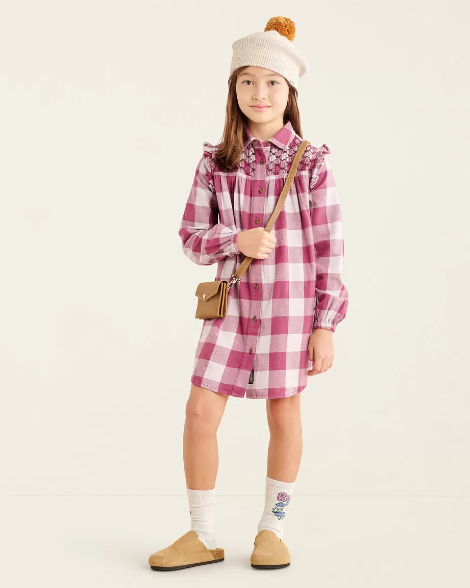 Cheap Roots Girls Park Plaid Dress