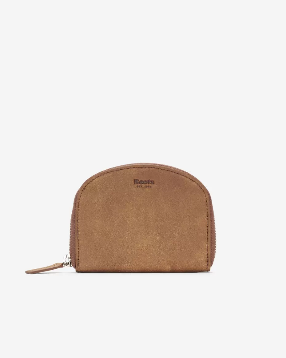 Discount Roots Half Moon Wallet Tribe NATURAL