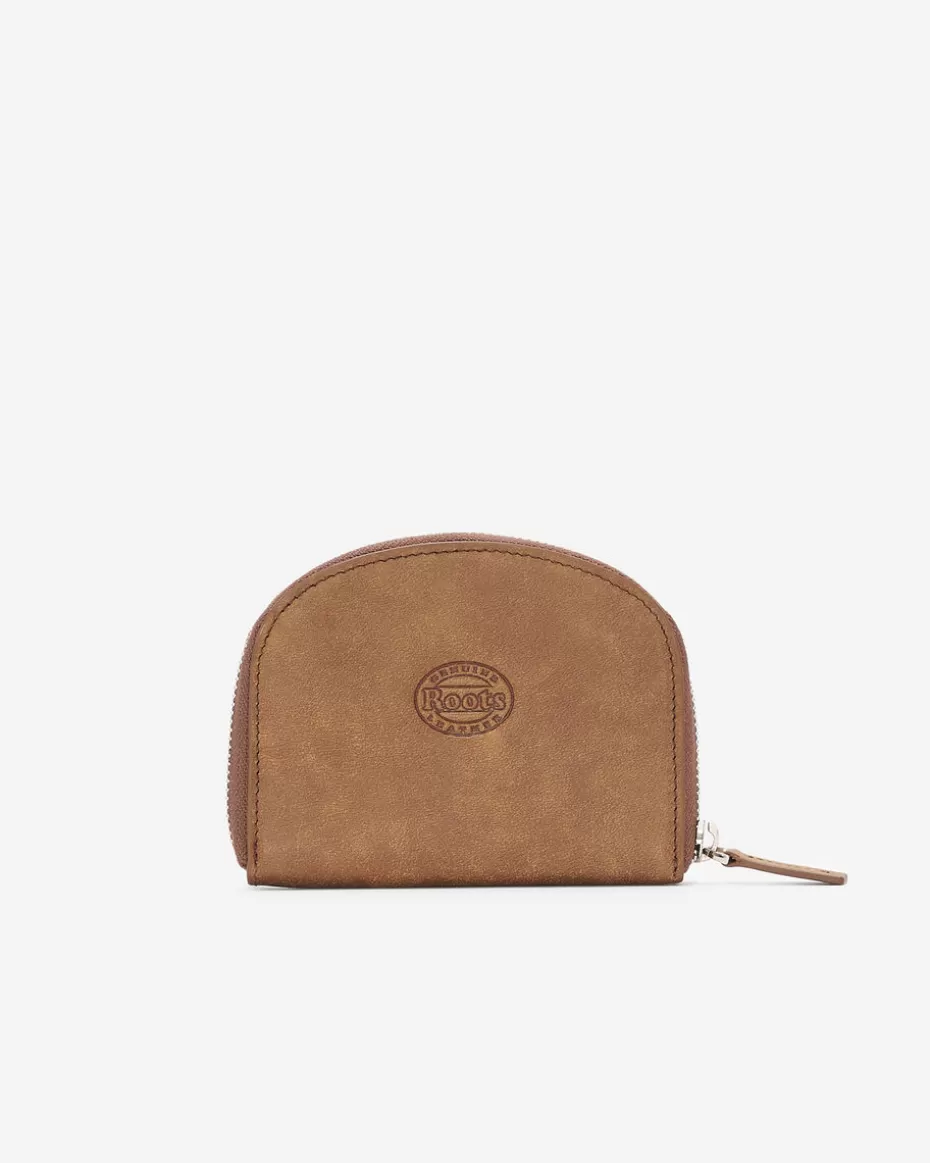 Discount Roots Half Moon Wallet Tribe NATURAL