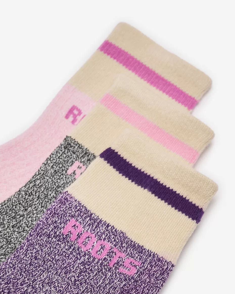 Discount Roots Kid Cabin Ankle Sock 3 Pack