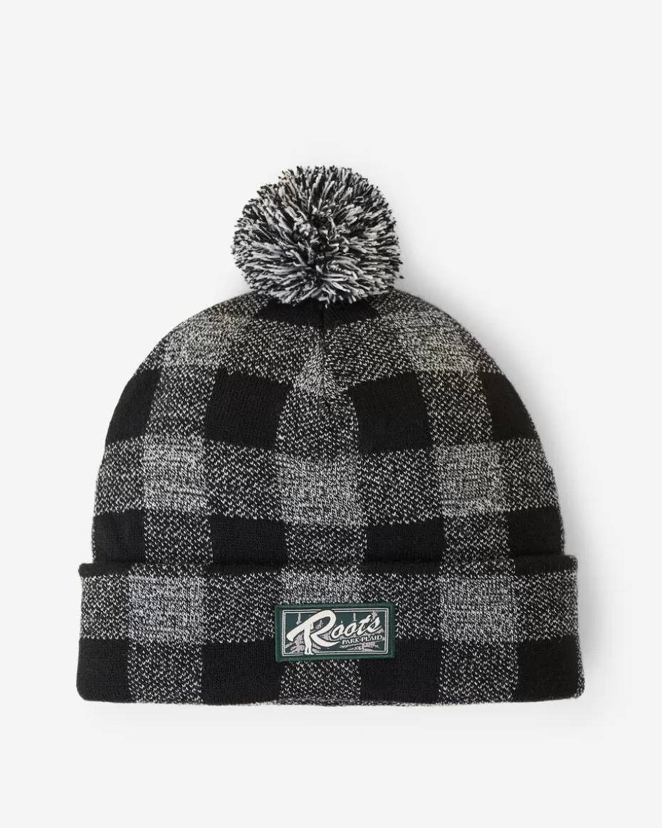 Hot Roots Kid Park Plaid Toque SALT & PEPPER