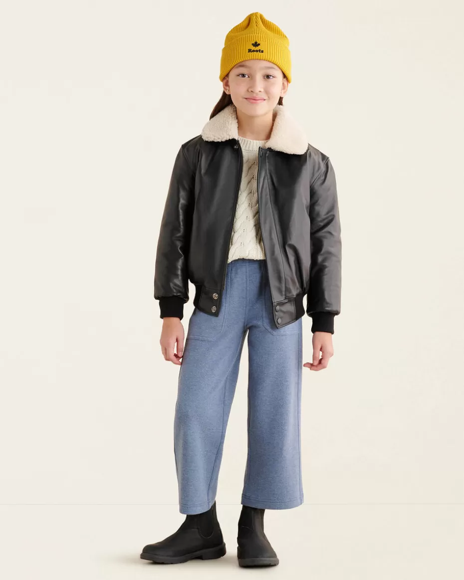 New Roots Kids Aviator Jacket BLACK