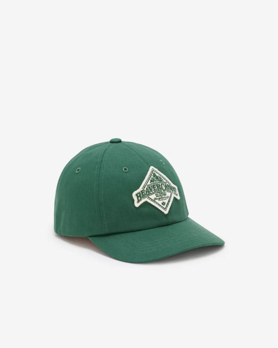 Cheap Roots Kids Beaver Canoe Baseball Cap FOREST GREEN