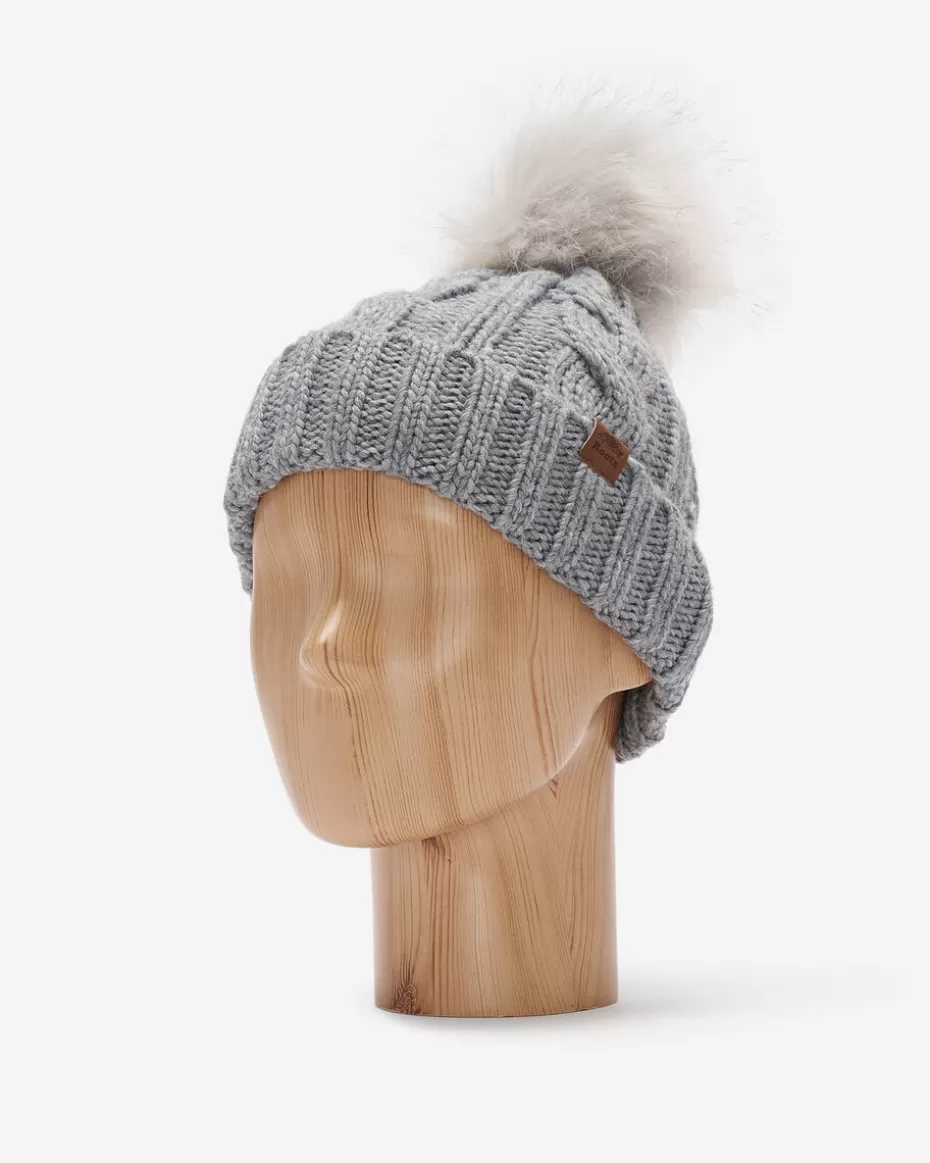 Clearance Roots Kids Olivia Cable Toque GREY MIX