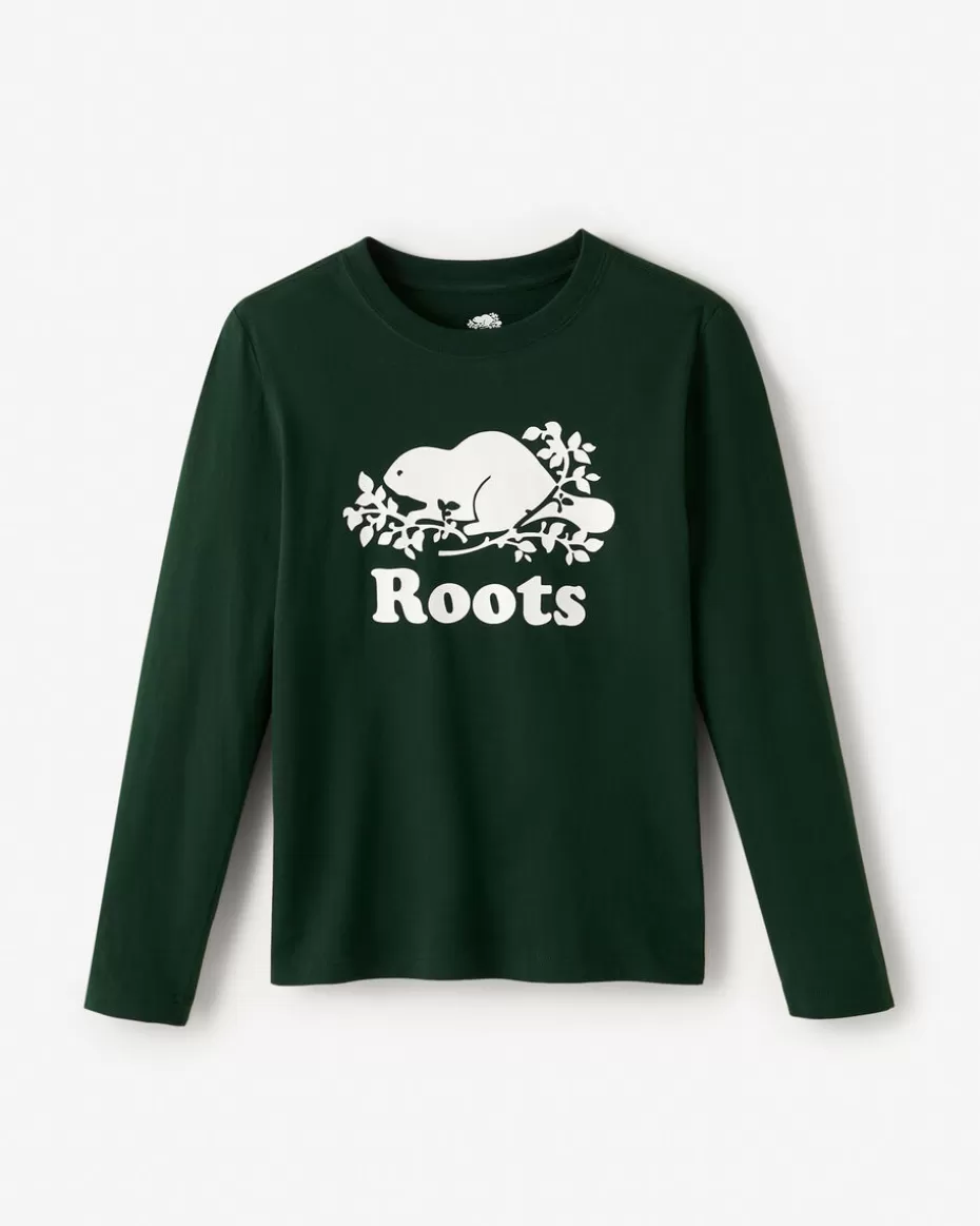 Fashion Roots Kids Organic Original Cooper Beaver T-Shirt VARSITY GREEN