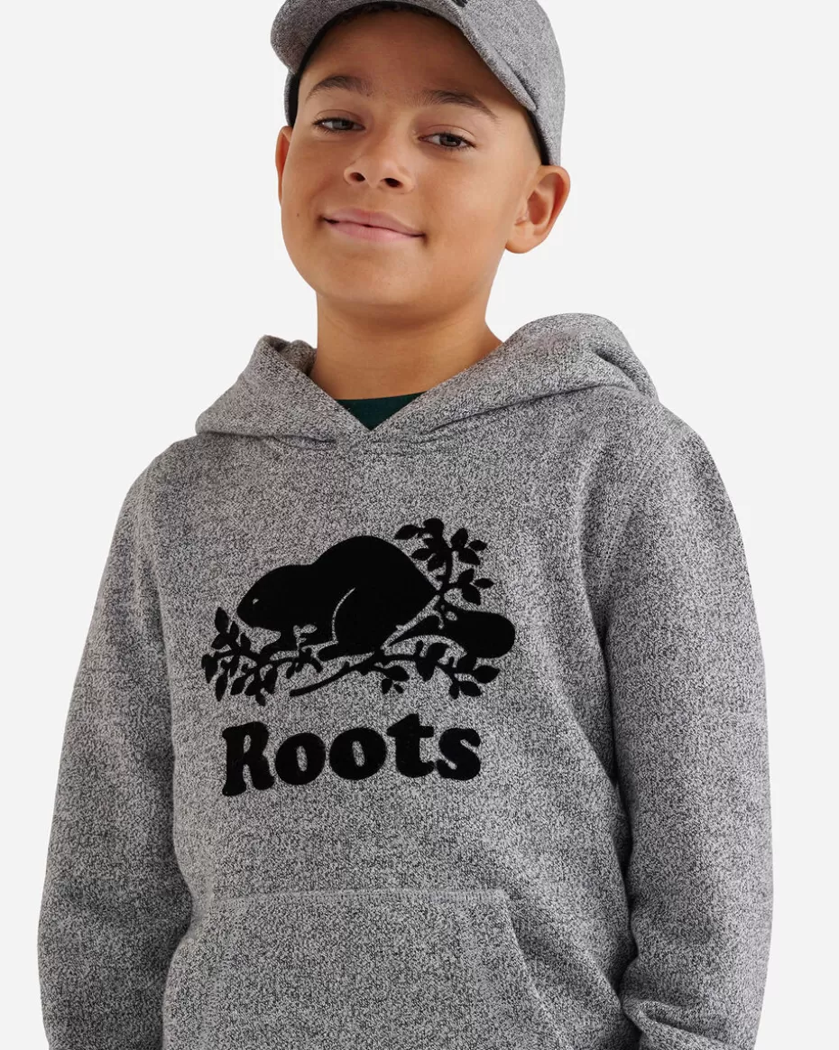 Store Roots Kids Organic Original Kanga Hoodie SALT & PEPPER