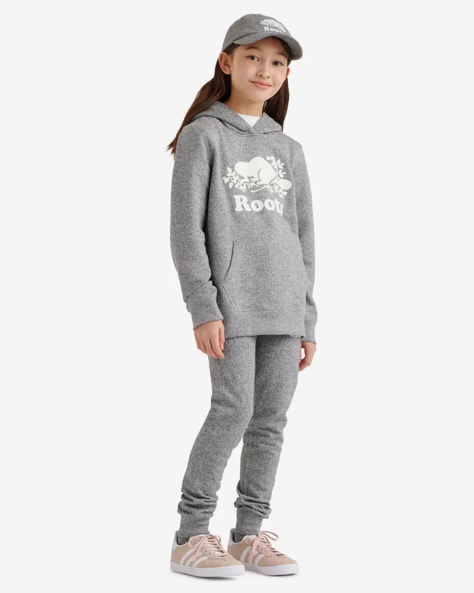 Store Roots Kids Organic Original Kanga Hoodie SALT & PEPPER