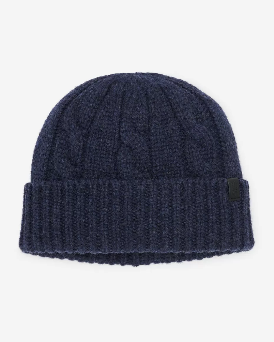 Fashion Roots Larkin Cable Wool Toque NAVY MIX