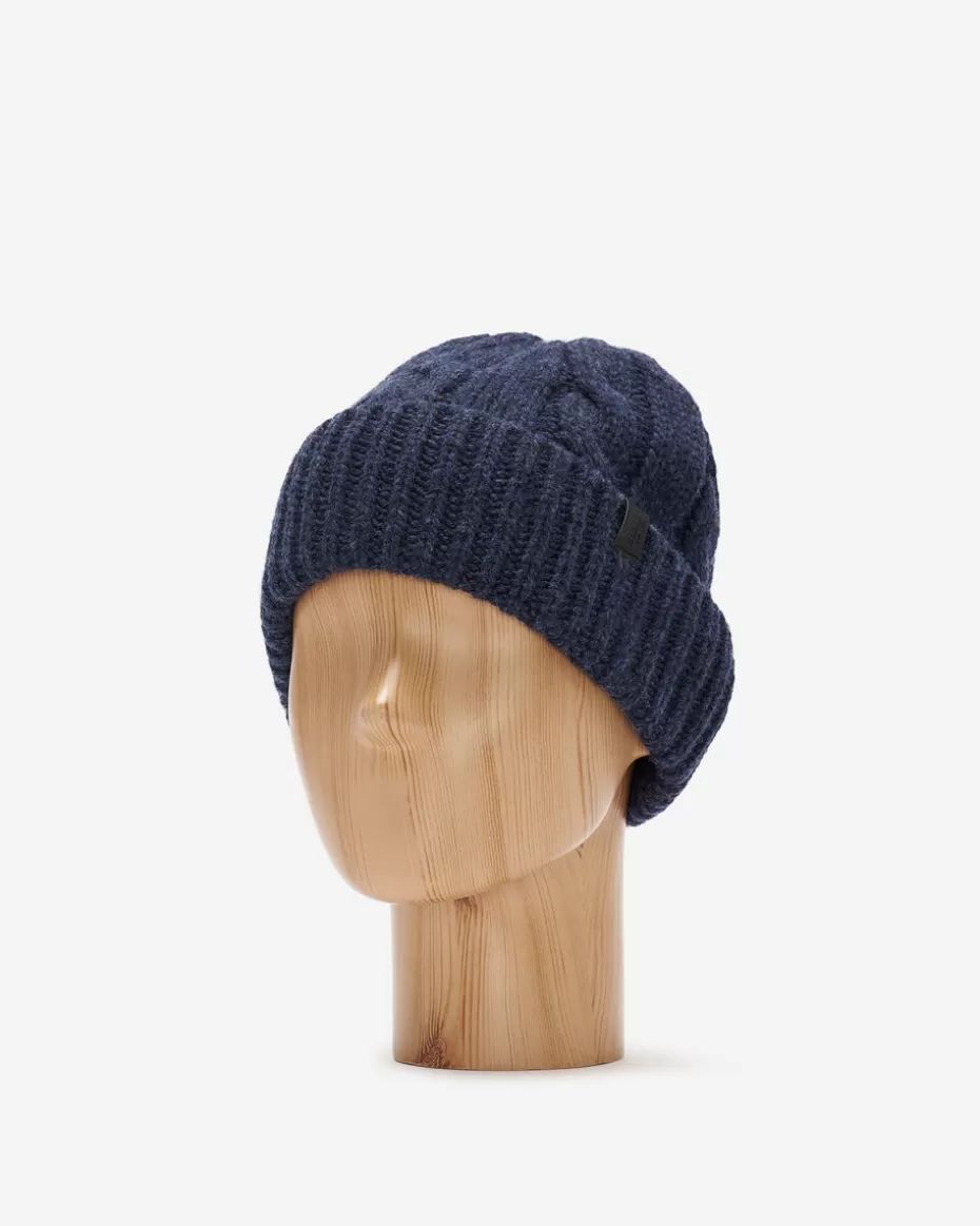 Fashion Roots Larkin Cable Wool Toque NAVY MIX