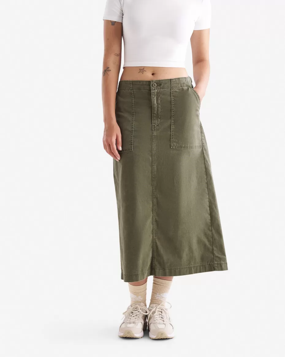 Discount Roots Levi's Surplus Skirt OLIVE GREEN