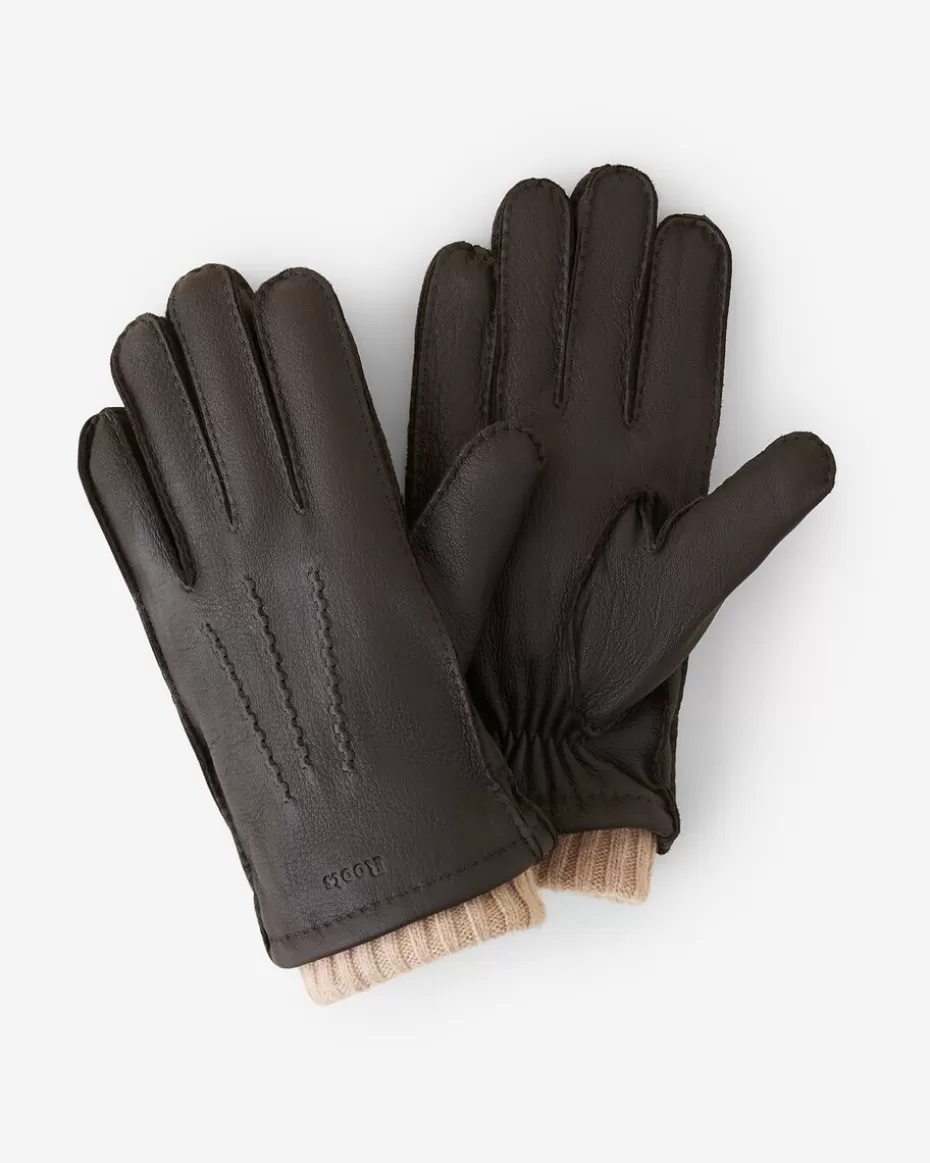 Hot Roots Mens Cuff Deerskin Glove