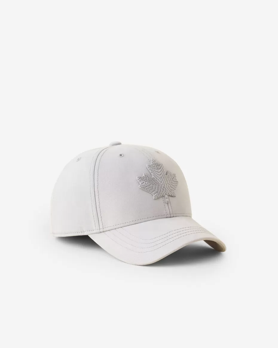 Shop Roots Modern Leaf Baseball Cap GREY