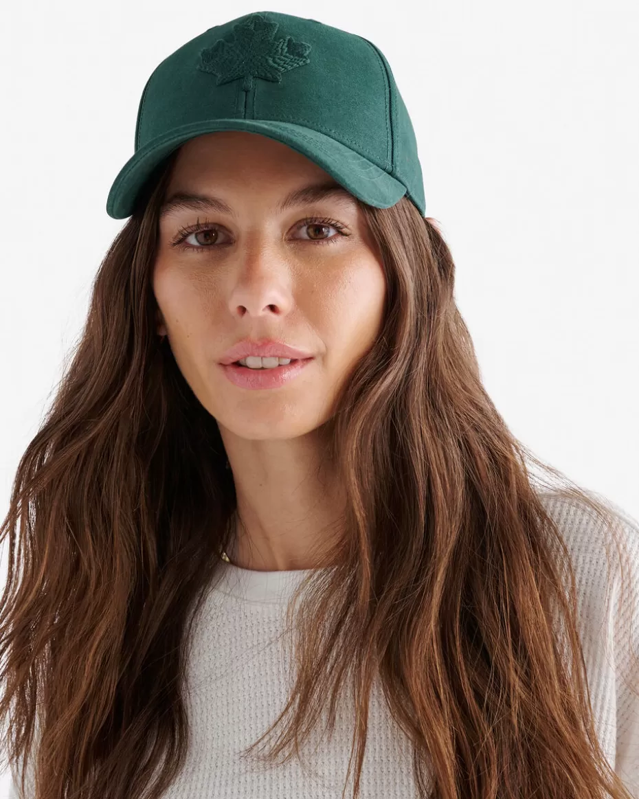 Best Sale Roots Modern Leaf Baseball Cap VARSITY GREEN