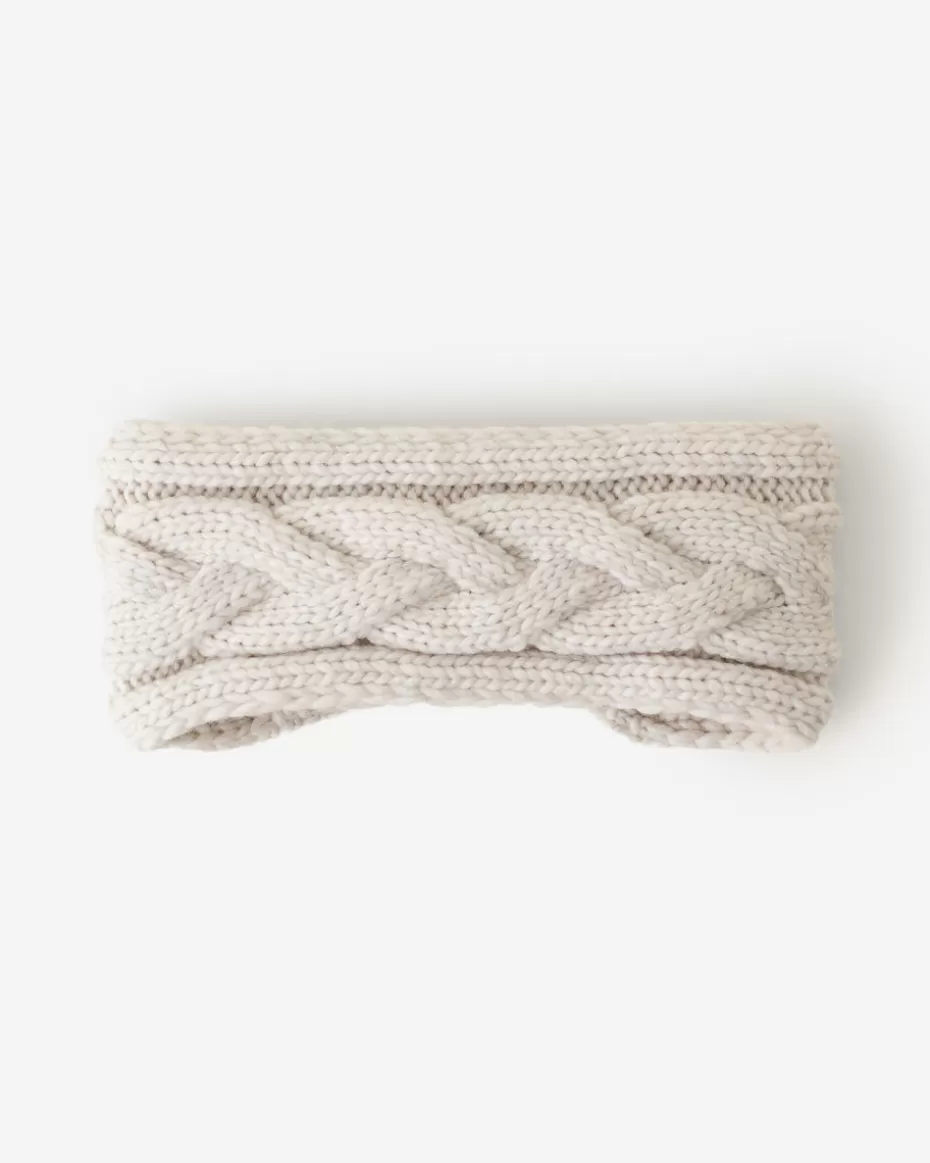 Cheap Roots Olivia Cable Headband OATMEAL MIX