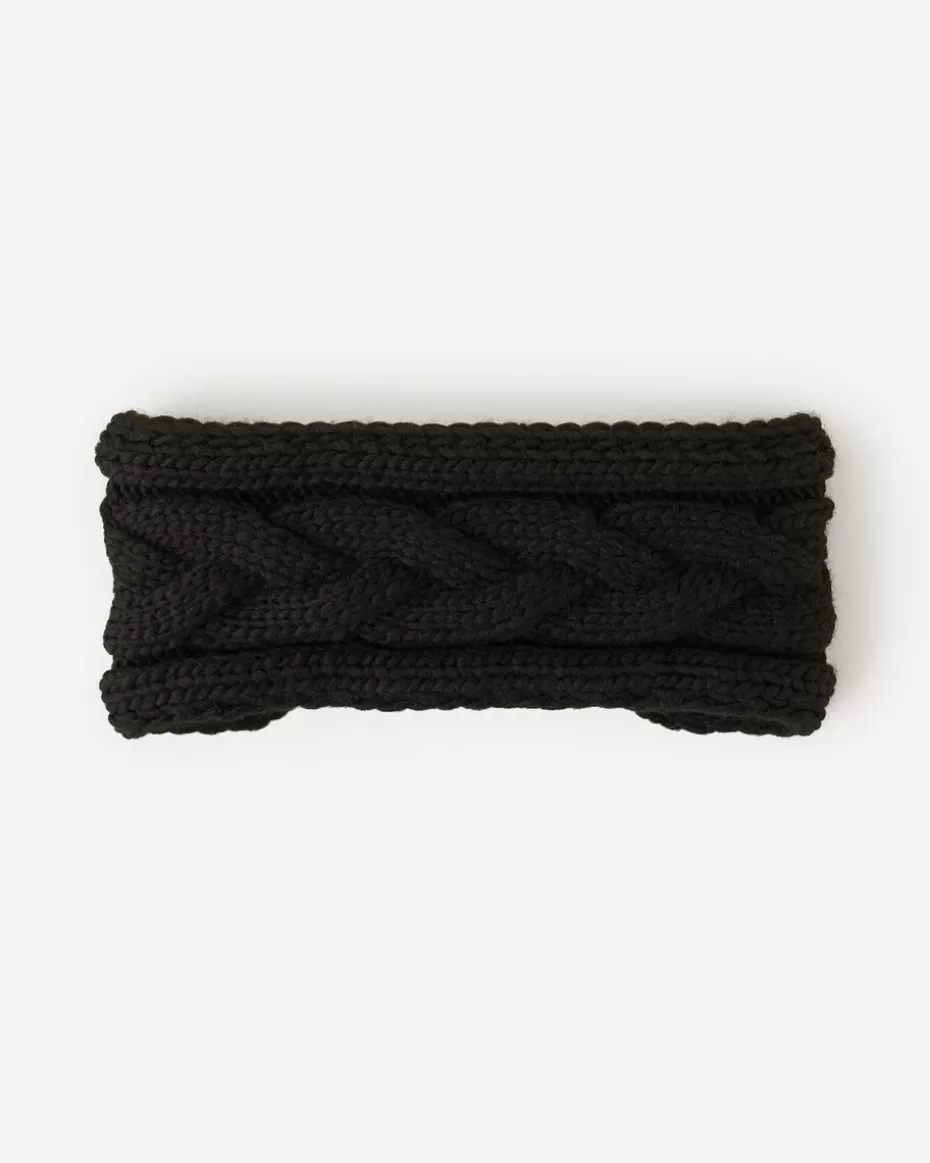 Discount Roots Olivia Cable Headband BLACK