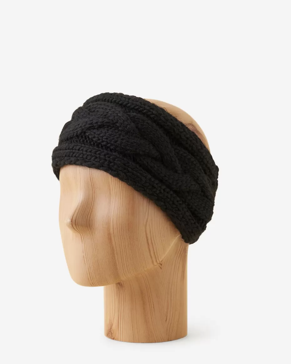 Discount Roots Olivia Cable Headband BLACK