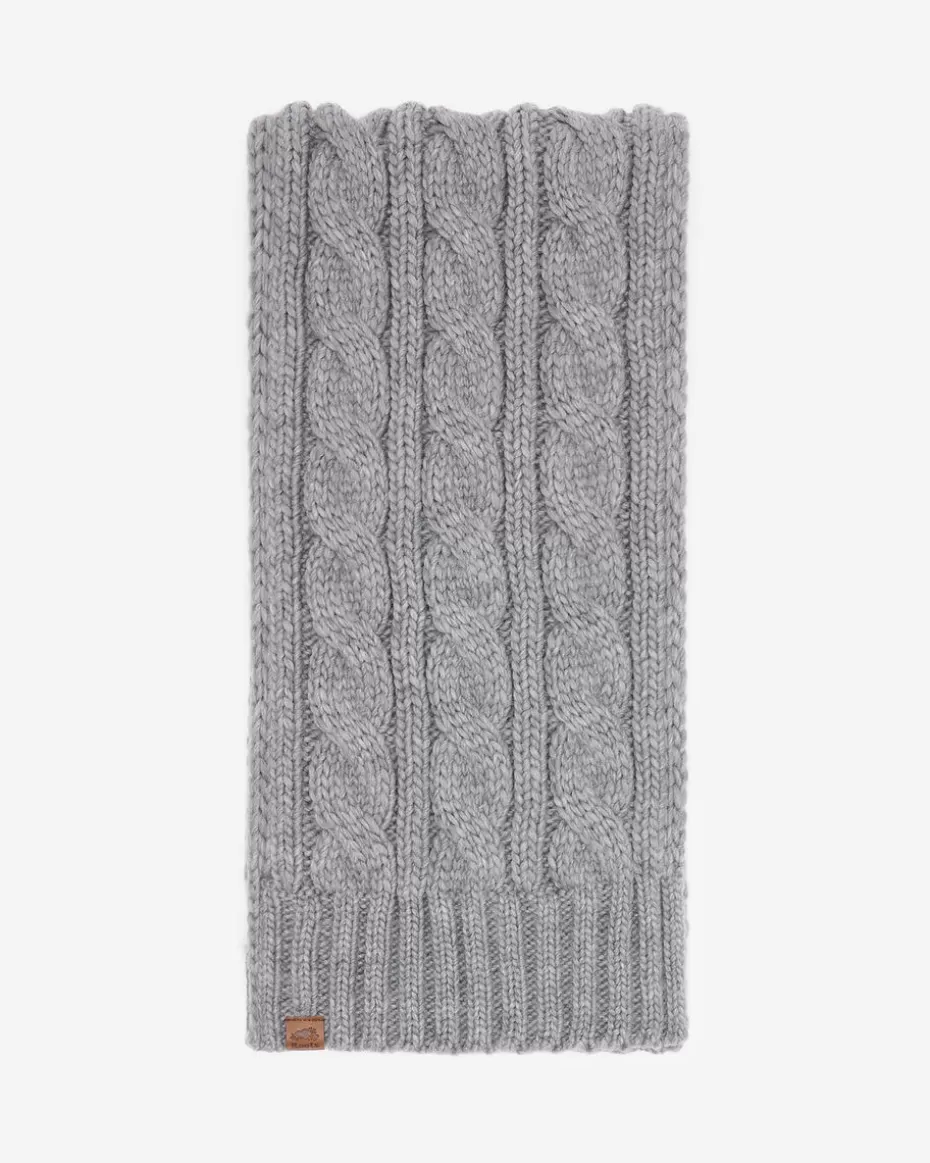 Shop Roots Olivia Cable Scarf MEDIUM GREY MIX