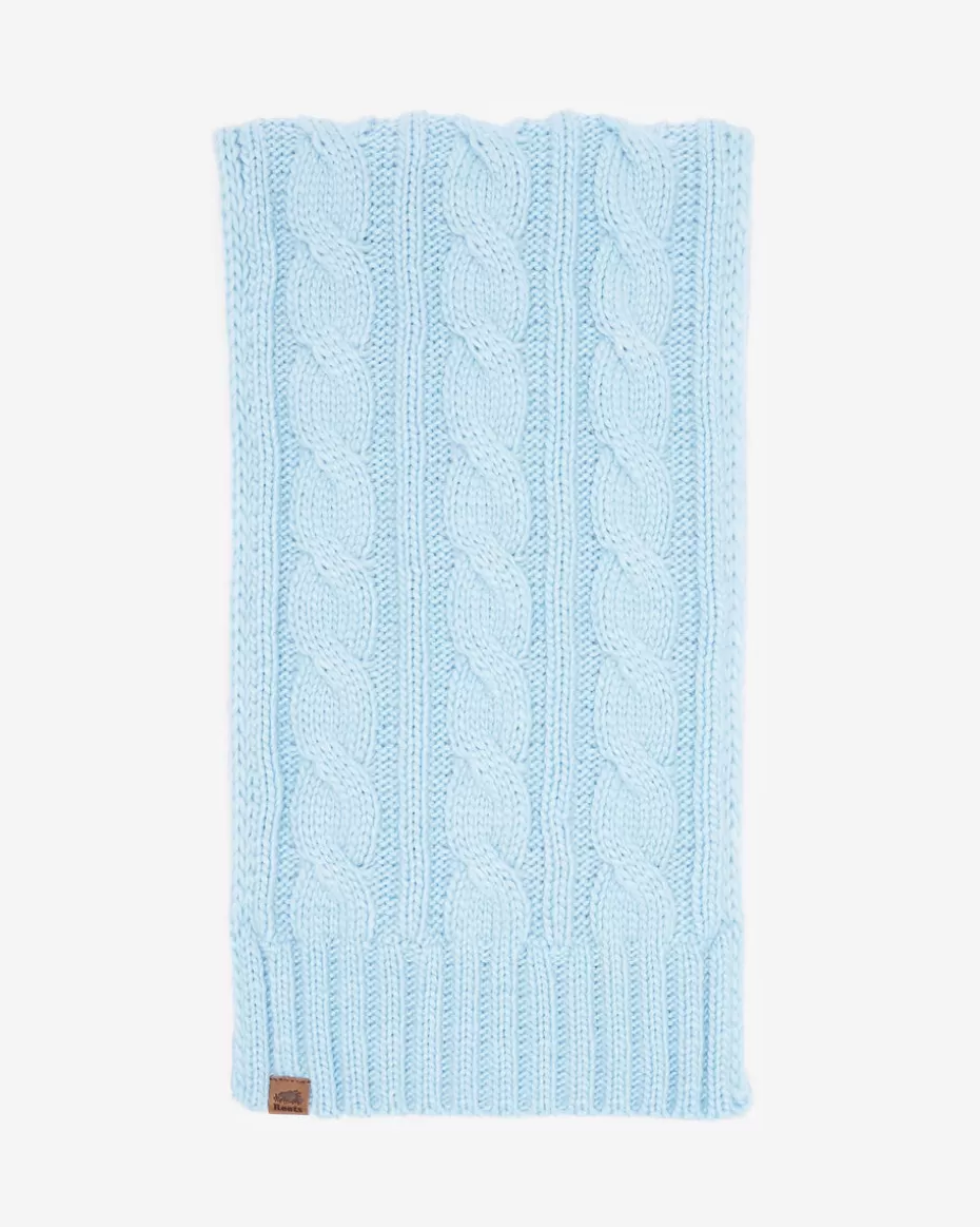 Outlet Roots Olivia Cable Scarf CLEAR SKY BLUE