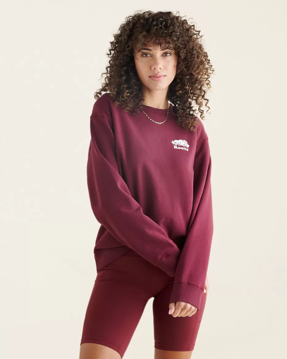 Sale Roots Organic Cooper BF Crew Sweatshirt