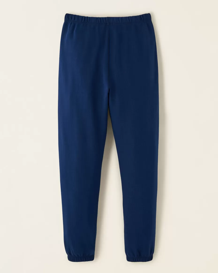 Outlet Roots Organic Cooper High Waisted Sweatpant TRUE NAVY