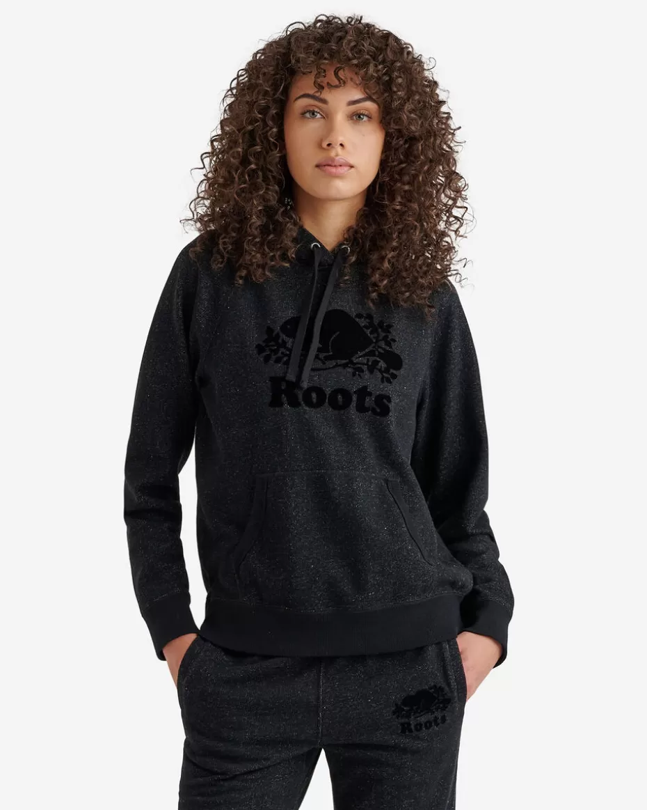 Hot Roots Organic Original Kanga Hoodie BLACK PEPPER