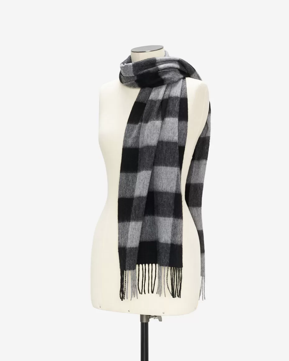 Flash Sale Roots Plaid Wool Scarf SALT & PEPPER