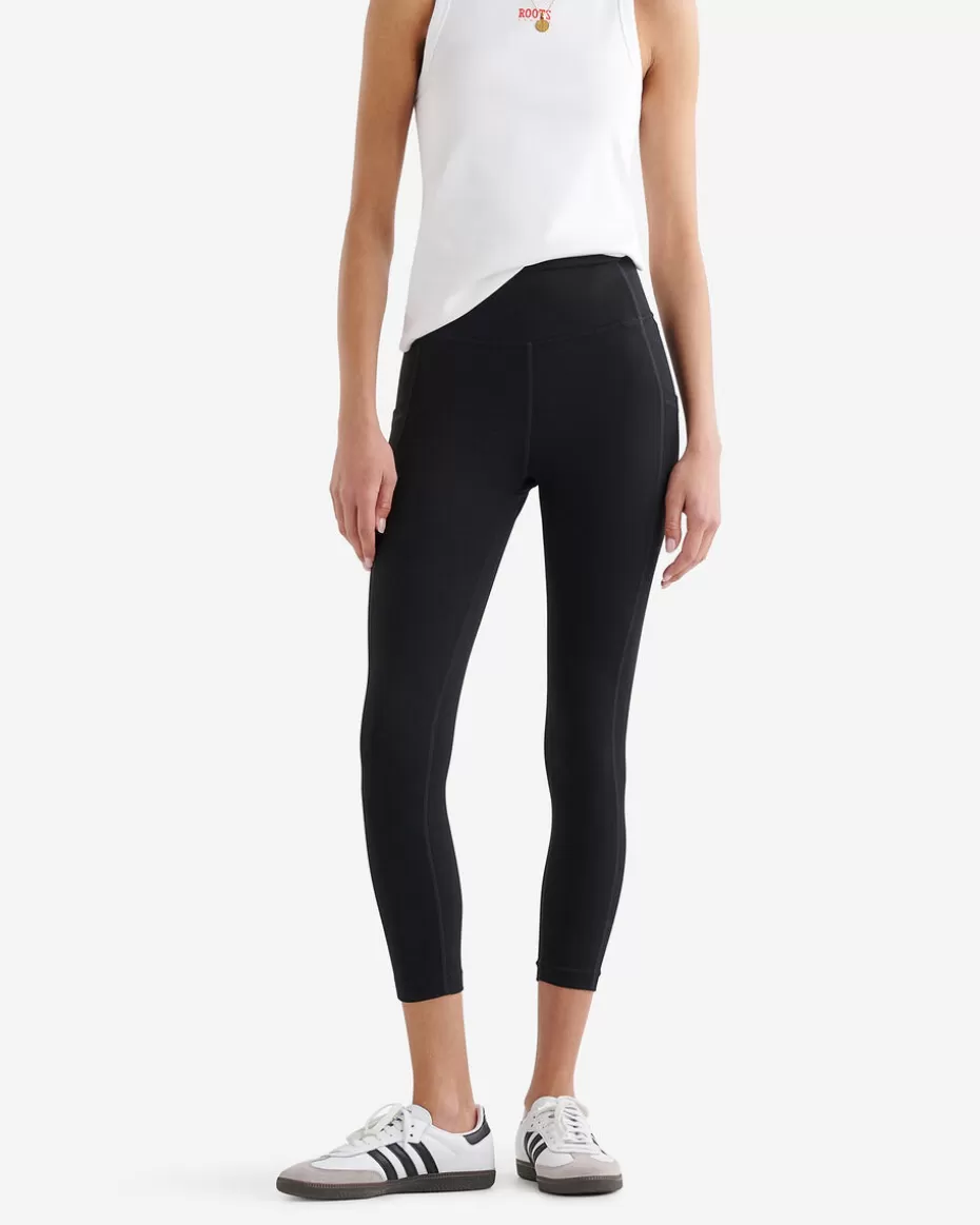 Best Sale Roots Restore Capri Pocket Legging BLACK